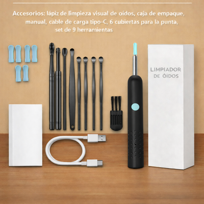 Limpiador de Oídos con Cámara